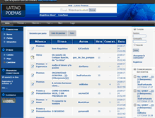 Tablet Screenshot of latino-poemas.net